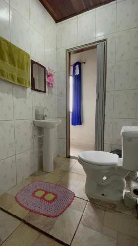 Badkamer, Casinha encantada frente mar in Barra Grande