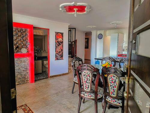 virtuve, Apartamento Dúplex con Terraza y Jacuzzi en Aratoca (Apartamento Duplex con Terraza y Jacuzzi en Aratoca) in Curiti