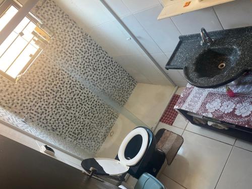 Fürdőszoba, recanto Gonzales in Sarapui (Sao Paulo)