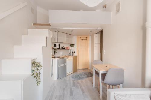 Kitchen, Nordstay - Urban Retreat near Hietaniemi Beach self check-in near Sibelius Park