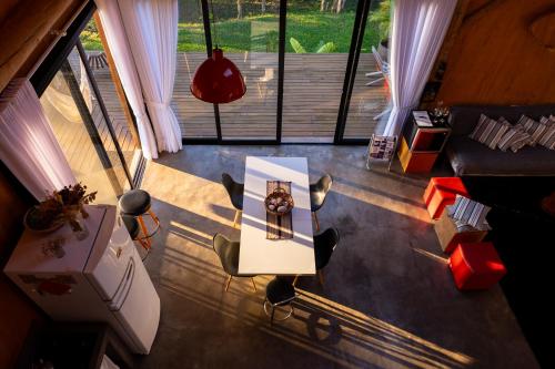 Létesítmények, Chalé romântico com jacuzzi e vista do pôr-do-sol (Chale romantico com jacuzzi e vista do por-do-sol) in Bom Principio (Rio Grande do Sul)