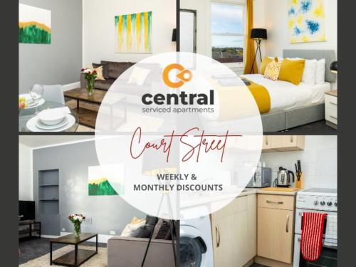 Létesítmények, Court Street by CENTRAL SERVICED APARTMENTS - 1 Bedroom - Walk Away to Transport Links - Street Park in Coldside