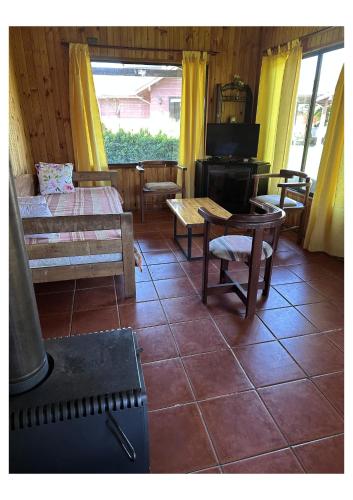 Two-Bedroom House room in Cabañas Paihuén