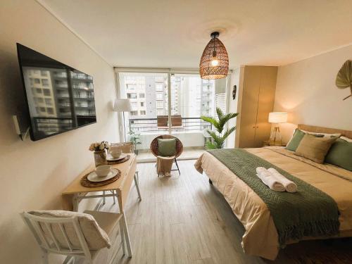 HOM I Gimnasio, Aire Acondicionado, Terraza, Wifi