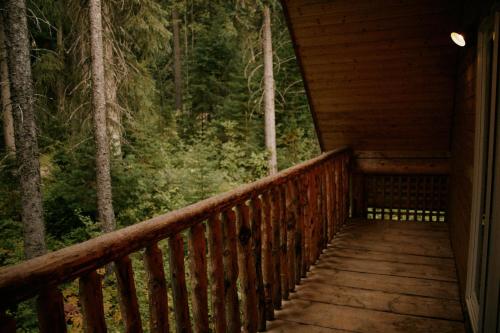 Erkély/terasz, Rustic Dream Cabin at Beaverfoot in Parson (BC)