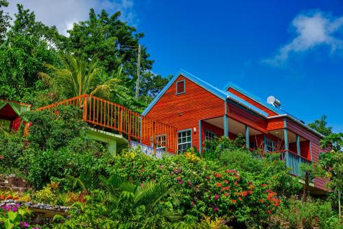 Jardim, Tropical Paradise View in Marigot Bay