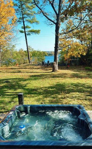 Lakeview Cottage with Private Swimming Pool in Trent Lakes