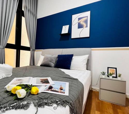 3BR-BlueVivid-Paradigm Residence by Guesthouse-6-9Pax 3BR-BlueVivid-Paradigm Residence by Guesthouse-6-9Pax