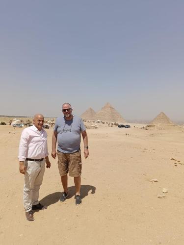 Sneferu Pyramids inn - Full Pyramids View - Tap to explore photos