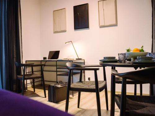 リューベッケ Lio Suite Deluxe Apartment Kuche Terrasse Parken Netflix 4つ星 シングルルーム 施設