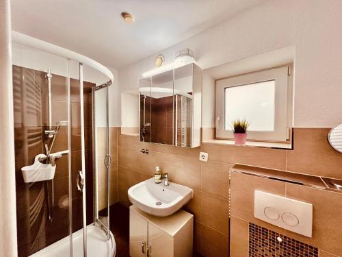 Bathroom, Sandkornchen Appartement 1 in Scharbeutz