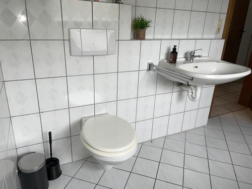 Bathroom, Monteurwohnung nahe A1 in Ostbevern