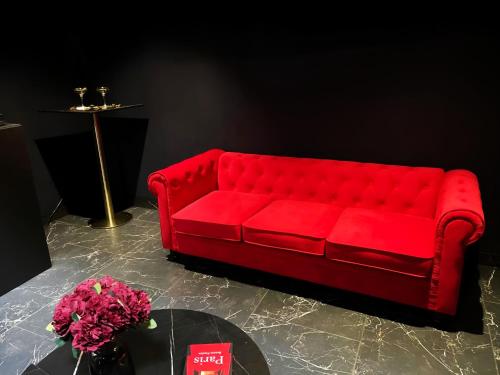 Удобства, L'Orchidarium, maison élégante et romantique à Flagy - Loveroom en duplex (L'Orchidarium, maison elegante et romantique a Flagy - Loveroom en duplex) in Ville-Saint-Jacques