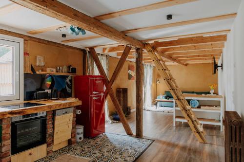 مطبخ, Ferienwohnung Linda in Ilmenau
