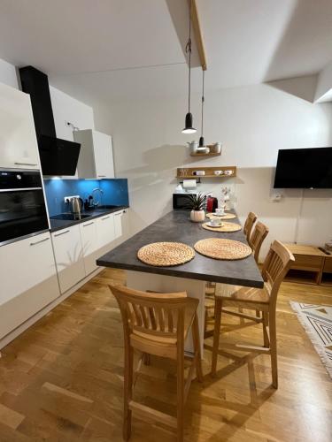 keittiö, Slunečný apartmán (Slunecny apartman) in Cerny Dul