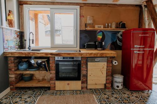 مطبخ, Ferienwohnung Linda in Ilmenau