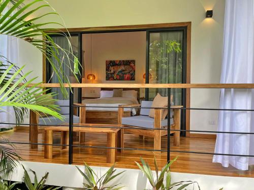 parveke/terassi, El Nido Jungle Lodge in Puerto Viejo de Talamanca