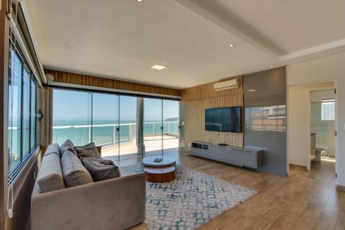 Shared lounge/TV area, Imigrantes Apart Hotel in Cachoeira do Bom Jesus