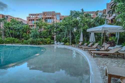 Magic Loft with Yoga Classes, Pool, Gym, Fast WiFi, Tulum (Foto 9)