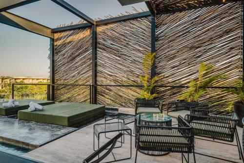 Deluxe Design 3BR with Pool, SPA, Gym, Kids Area in Tulum, Mexico