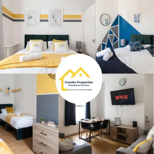Modern 5-Bedroom House with 8 Beds, Perfect for Contractors, Extended Stay Savings
