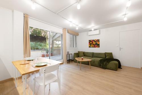 T2 Calme absolu - Coeur Toulouse - Saint Cyprien - climatisation - Terrasse arborée, Tolosa (foto 7)