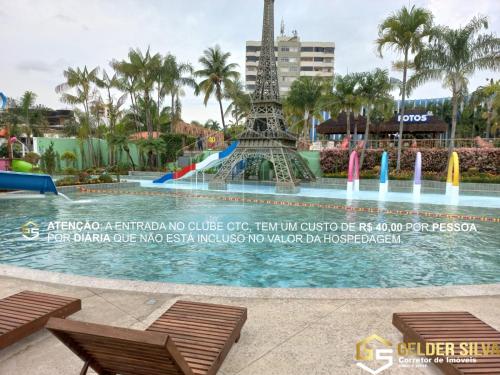 Hot spring bath, Condominio CTC Apart Service I near Bar Fernandes