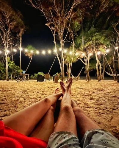 Luxury beachfront Glamping house