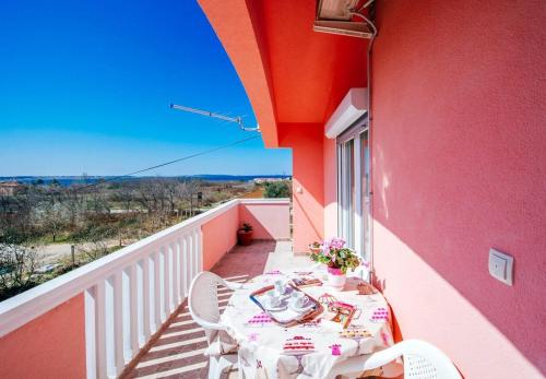 Erkély/terasz, Apartments Ljubo in Zukve