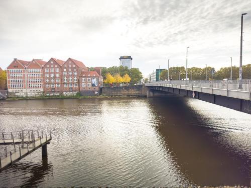 ImmoStay G#3 Zentrales Apartment mit Balkonblick in Bremen, Deutschland