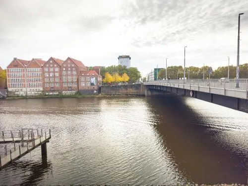 ImmoStay G#3 Zentrales Apartment mit Balkonblick in Bremen, Deutschland