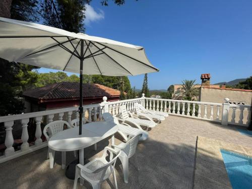 Balkons/terase, Chalet El Tochar in Torres Torres