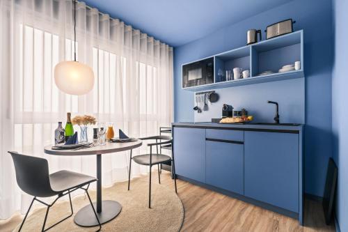 مطبخ, Motel42-Temporary Living in Friedrichshafen City Center