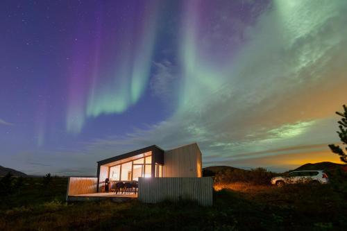 Kerbyggd: Luxury house and cottage in golden circle in Hveragerdi