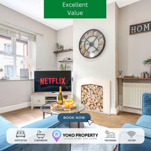 Colwyn House - Central Location - Free Parking, Pool Table, Super-Fast Wifi, Self Check-In and Smart TV with Virgin TV and Netflix by Yoko Property gîte à louer Northampton