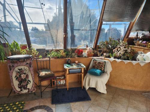 Earthship in south Baca in Crestone, USA