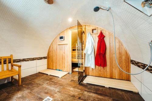 Sauna, Almferienhaus Russmann in Frantschach-Sankt Gertraud