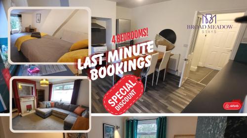 Modern 4-Bed Loft by Broad Meadow Stays l Short Lets l Perfect for Business Stays l Contractors l Students l Family l Lincoln l Parking l Sleeps 7