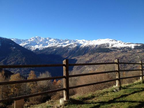 Uitzicht, Chalet Papillon in Mase