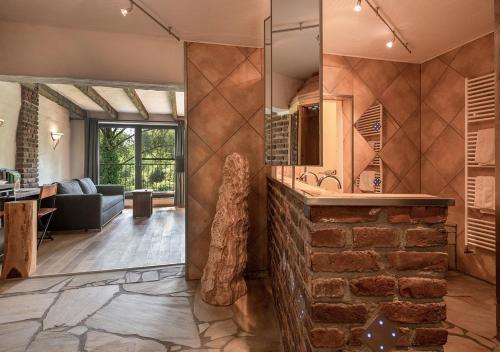 浴室, 蘭德古特霍訥酒店 (Hotel Land Gut Hohne) in 梅特曼