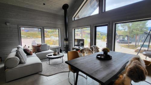 Instalaciones, Stylishly furnished chalet with a large terrace in Vrådal (Stylishly furnished chalet with a large terrace in Vradal) in Vradal