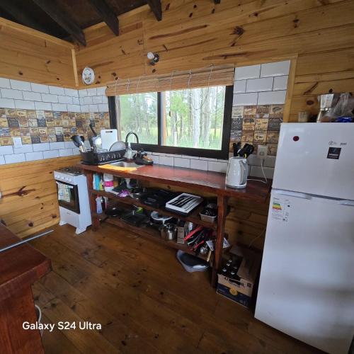 Kjøkken, Cabaña MISUEÑO (Cabana MISUENO) in Punta del Diablo