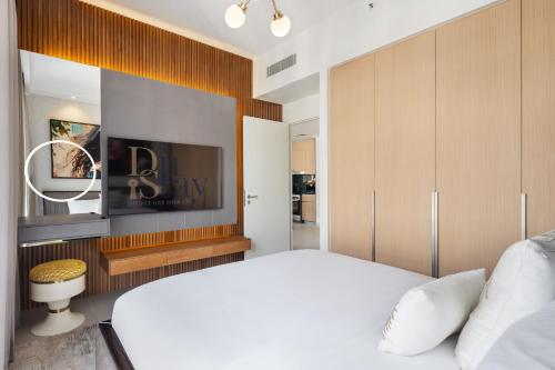Dubai Creek Poolside view Apartment - By DuStay, Dubaj (fotografie 4)