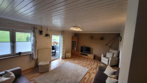 Koplietošanas atpūtas telpa ar TV, Alpenzeit Apartments in Vorfusch