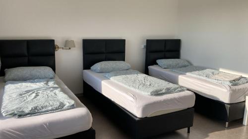 3 twin beds