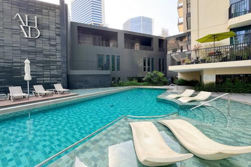 Stunning 1 bedroom Apartment w Burj Khalifa View, Dubái (foto 6)