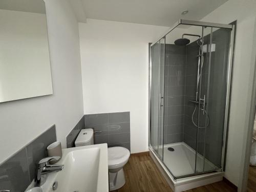 Fürdőszoba, Ecrin Naturel - Studio 2p Montreuil-sur-Mer in Ecuires