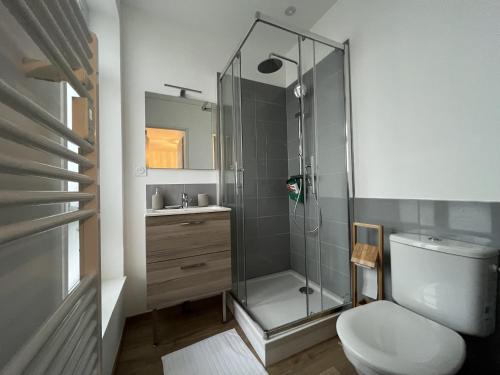 Fürdőszoba, Evasion Maritime - Appart 2p Montreuil-sur-Mer in Ecuires