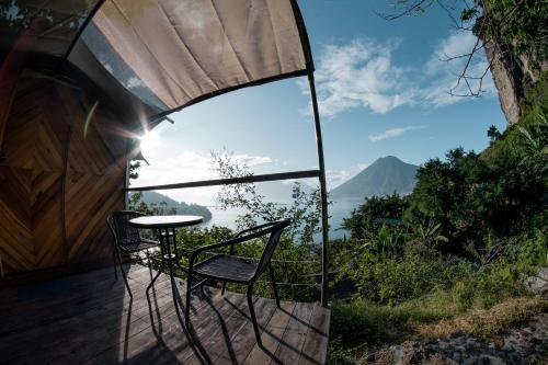 Erkély/terasz, Fuego Atitlan Eco-Hotel in San Marcos La Laguna