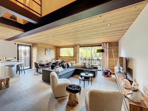Chalet de luxe avec vue Mont Blanc et parking - FR-1-560-150 - Location, gîte - Sallanches